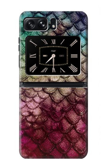 S3539 Mermaid Fish Scale Case For Motorola Moto Razr 2022