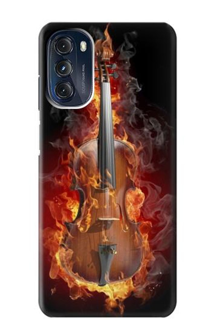 S0864 Fire Violin Case For Motorola Moto G 5G (2023)