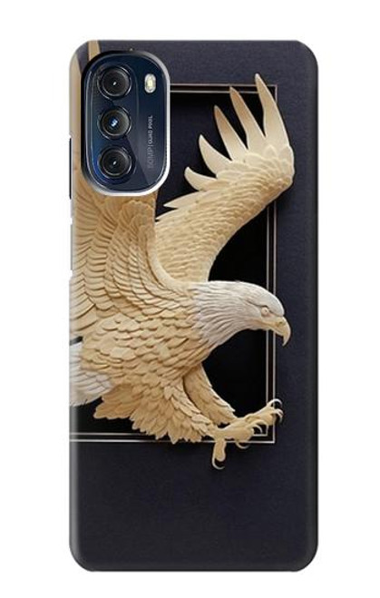 S1383 Paper Sculpture Eagle Case For Motorola Moto G 5G (2023)
