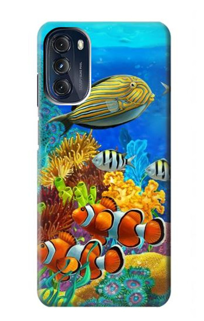 S2568 Sea Seabed Fish Corals Underwater Ocean Case For Motorola Moto G 5G (2023)