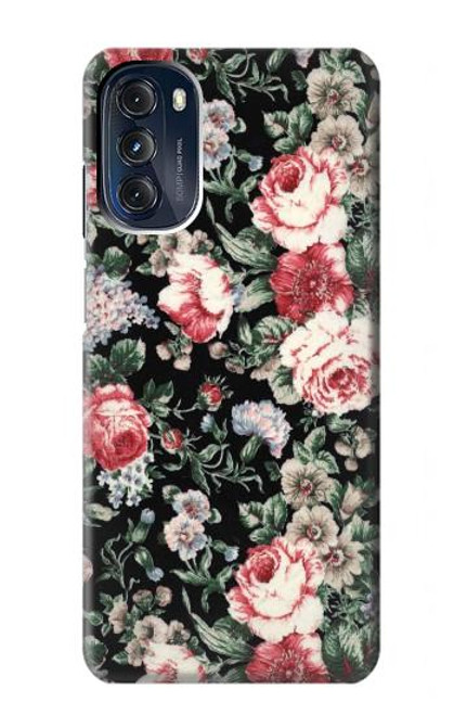 S2727 Vintage Rose Pattern Case For Motorola Moto G 5G (2023)