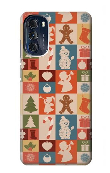 S2854 Cute Xmas Pattern Case For Motorola Moto G 5G (2023)