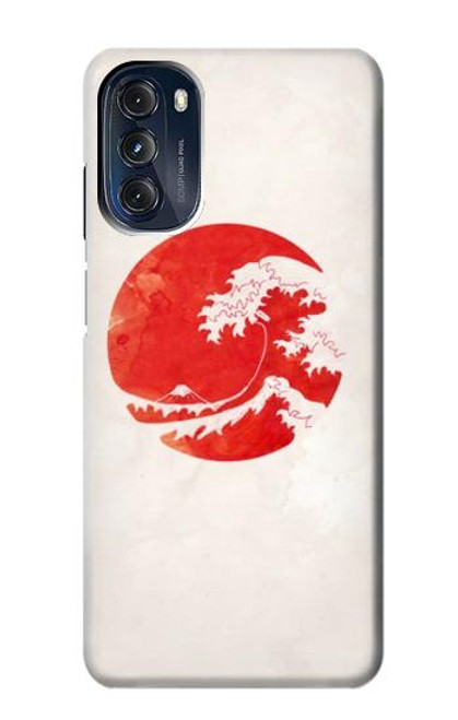 S3237 Waves Japan Flag Case For Motorola Moto G 5G (2023)