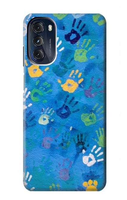 S3403 Hand Print Case For Motorola Moto G 5G (2023)