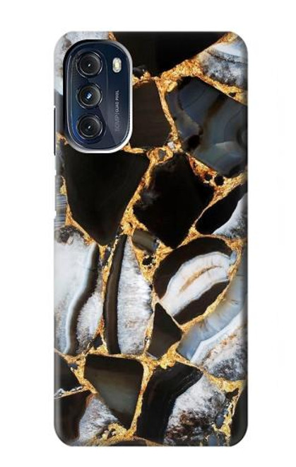 S3419 Gold Marble Graphic Print Case For Motorola Moto G 5G (2023)