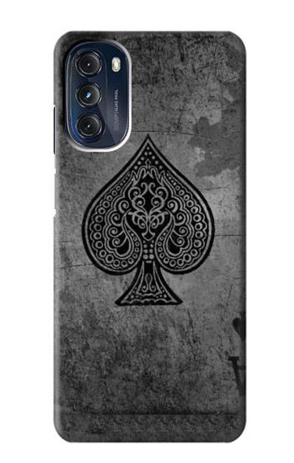 S3446 Black Ace Spade Case For Motorola Moto G 5G (2023)