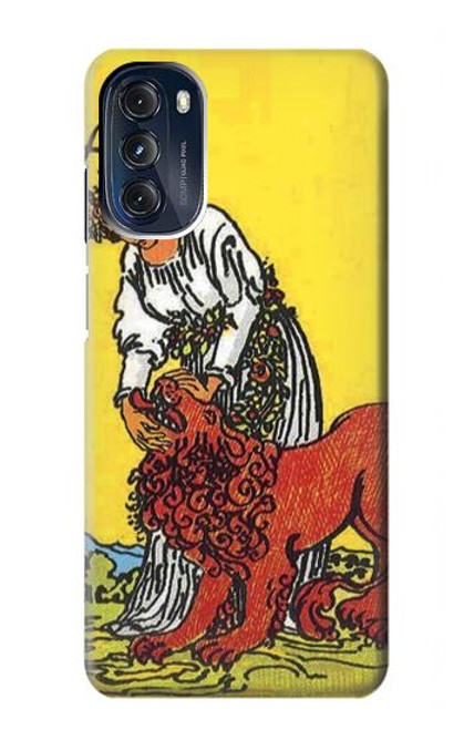 S3458 Strength Tarot Card Case For Motorola Moto G 5G (2023)