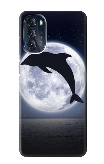 S3510 Dolphin Moon Night Case For Motorola Moto G 5G (2023)