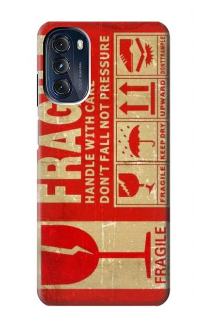 S3552 Vintage Fragile Label Art Case For Motorola Moto G 5G (2023)