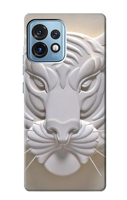 S0574 Tiger Carving Case For Motorola Edge+ (2023), X40, X40 Pro, Edge 40 Pro