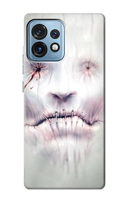 S0884 Horror Face Case For Motorola Edge+ (2023), X40, X40 Pro, Edge 40 Pro