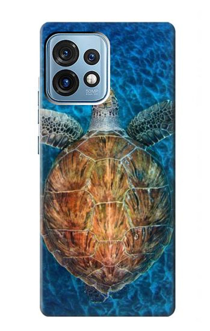 S1249 Blue Sea Turtle Case For Motorola Edge+ (2023), X40, X40 Pro, Edge 40 Pro