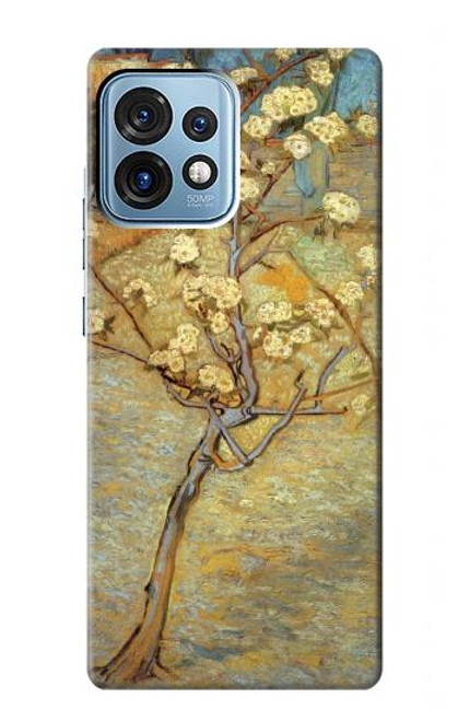 S1978 Van Gogh Letter Pear Tree Blossom Case For Motorola Edge+ (2023), X40, X40 Pro, Edge 40 Pro