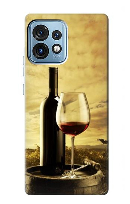 S2042 A Grape Vineyard Grapes Bottle Red Wine Case For Motorola Edge+ (2023), X40, X40 Pro, Edge 40 Pro