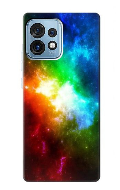 S2312 Colorful Rainbow Space Galaxy Case For Motorola Edge+ (2023), X40, X40 Pro, Edge 40 Pro