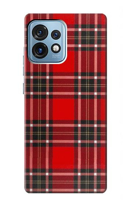S2374 Tartan Red Pattern Case For Motorola Edge+ (2023), X40, X40 Pro, Edge 40 Pro