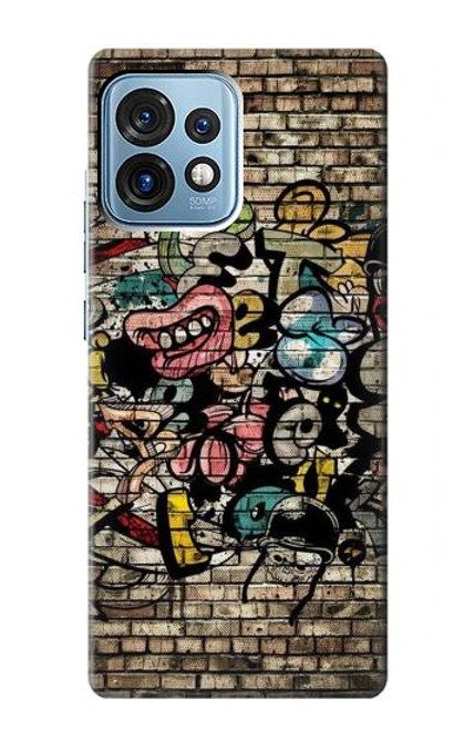 S3394 Graffiti Wall Case For Motorola Edge+ (2023), X40, X40 Pro, Edge 40 Pro