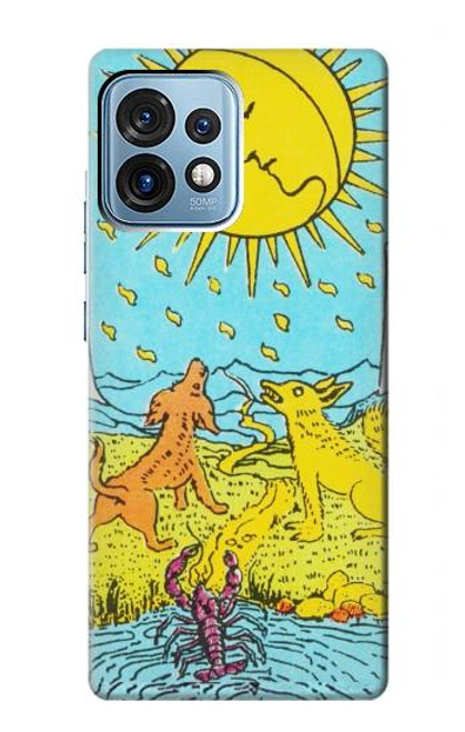 S3435 Tarot Card Moon Case For Motorola Edge+ (2023), X40, X40 Pro, Edge 40 Pro