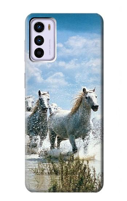 S0250 White Horse Case For Motorola Moto G42