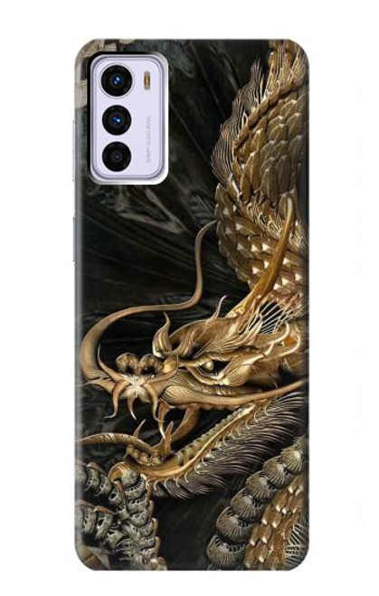 S0426 Gold Dragon Case For Motorola Moto G42