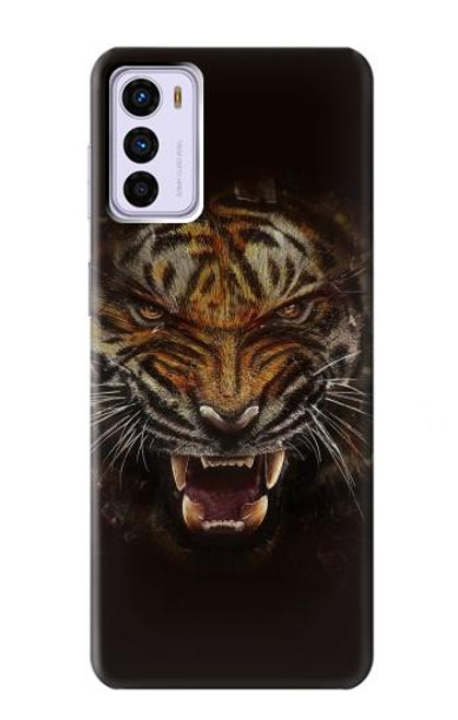 S0575 Tiger Face Case For Motorola Moto G42