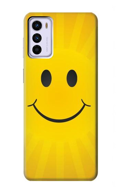 S1146 Yellow Sun Smile Case For Motorola Moto G42