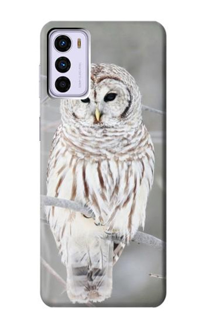 S1566 Snowy Owl White Owl Case For Motorola Moto G42