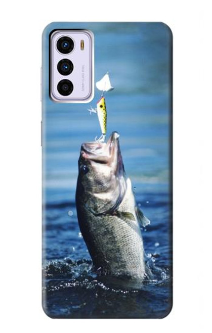 S1594 Bass Fishing Case For Motorola Moto G42