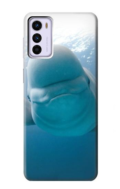 S1801 Beluga Whale Smile Whale Case For Motorola Moto G42