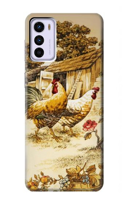 S2181 French Country Chicken Case For Motorola Moto G42