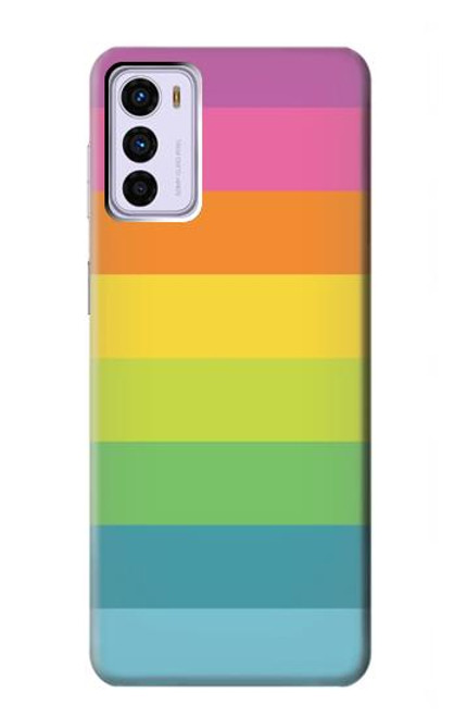 S2363 Rainbow Pattern Case For Motorola Moto G42