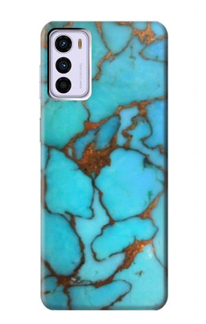 S2685 Aqua Turquoise Gemstone Graphic Printed Case For Motorola Moto G42