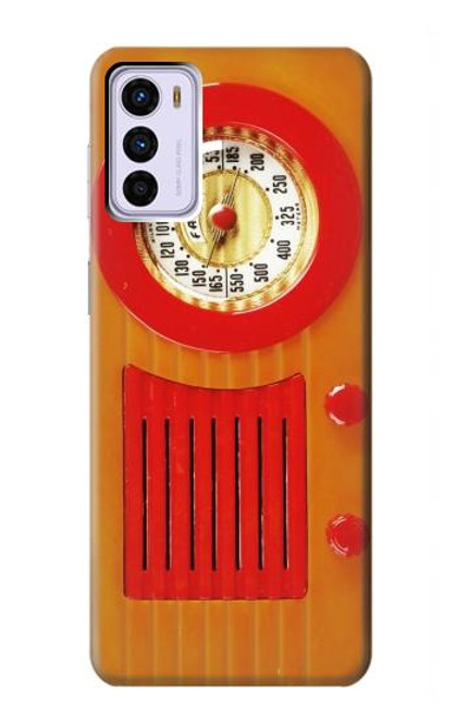 S2780 Vintage Orange Bakelite Radio Case For Motorola Moto G42