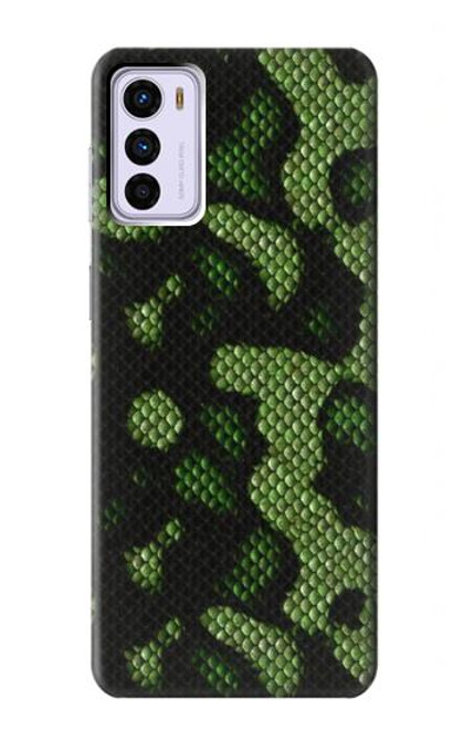 S2877 Green Snake Skin Graphic Printed Case For Motorola Moto G42