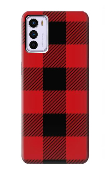 S2931 Red Buffalo Check Pattern Case For Motorola Moto G42