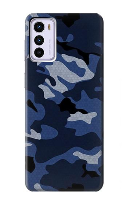 S2959 Navy Blue Camo Camouflage Case For Motorola Moto G42