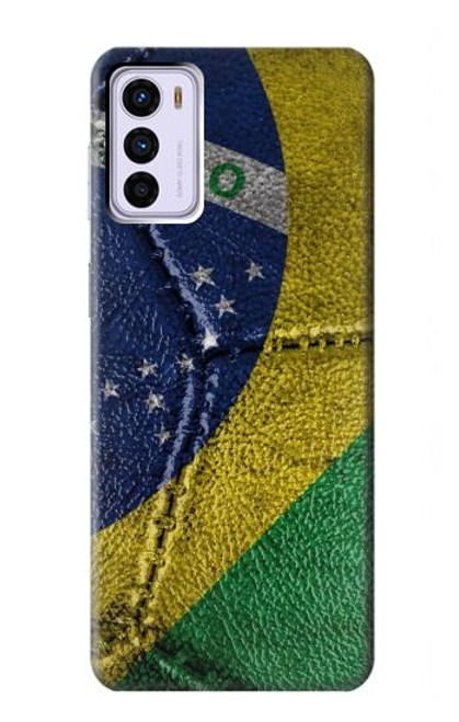 S3297 Brazil Flag Vintage Football Graphic Case For Motorola Moto G42