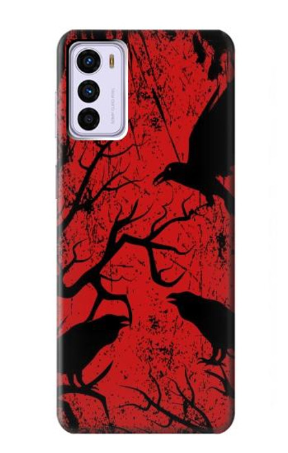 S3325 Crow Black Blood Tree Case For Motorola Moto G42