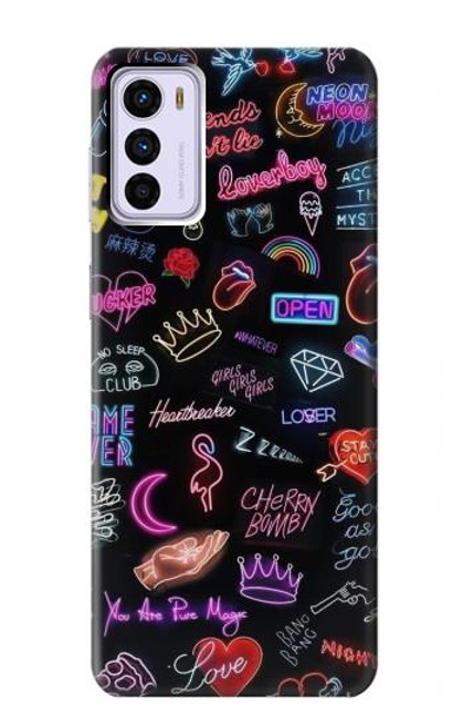 S3433 Vintage Neon Graphic Case For Motorola Moto G42