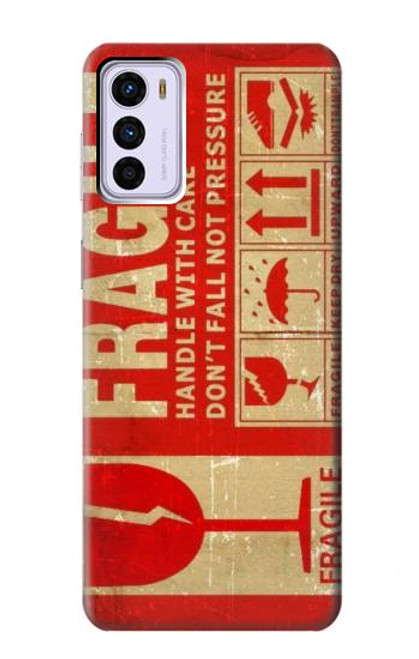 S3552 Vintage Fragile Label Art Case For Motorola Moto G42