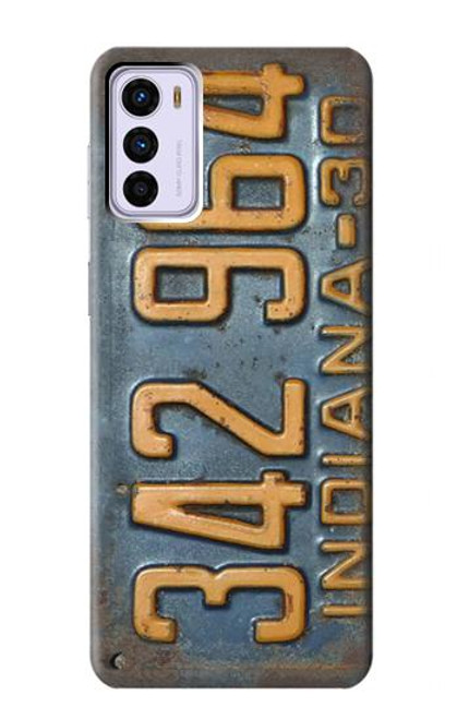 S3750 Vintage Vehicle Registration Plate Case For Motorola Moto G42