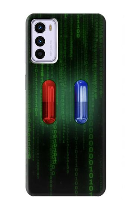S3816 Red Pill Blue Pill Capsule Case For Motorola Moto G42