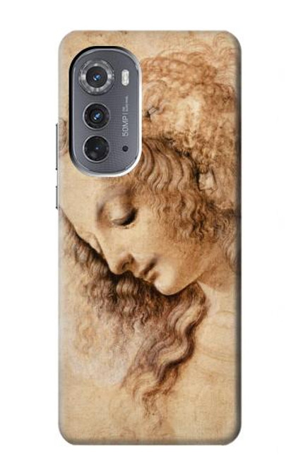 S1045 Leonardo da Vinci Woman's Head Case For Motorola Edge (2022)