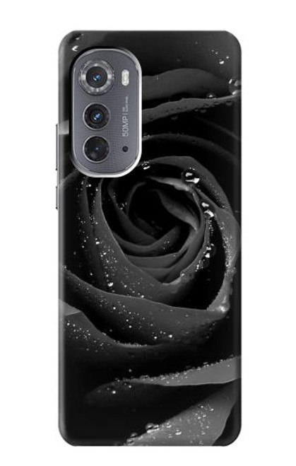 S1598 Black Rose Case For Motorola Edge (2022)