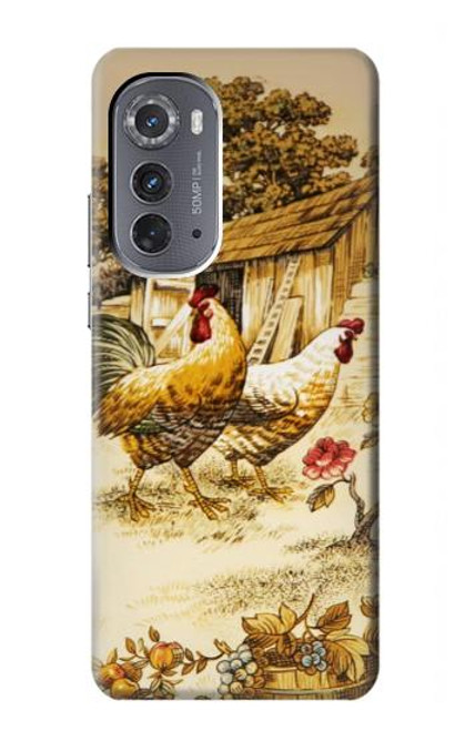 S2181 French Country Chicken Case For Motorola Edge (2022)