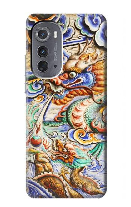S2584 Traditional Chinese Dragon Art Case For Motorola Edge (2022)