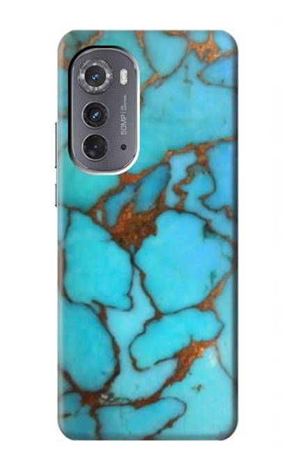S2685 Aqua Turquoise Gemstone Graphic Printed Case For Motorola Edge (2022)