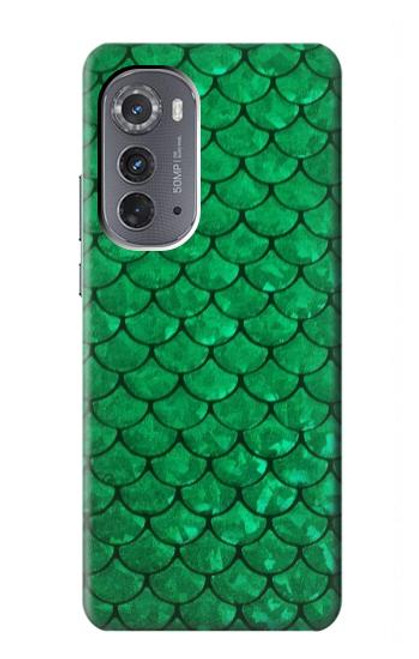 S2704 Green Fish Scale Pattern Graphic Case For Motorola Edge (2022)