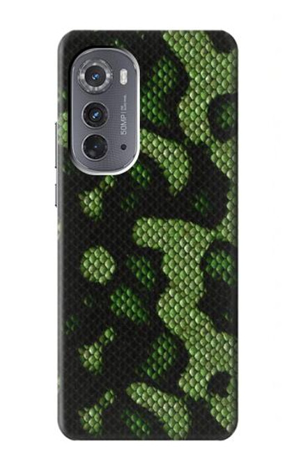 S2877 Green Snake Skin Graphic Printed Case For Motorola Edge (2022)