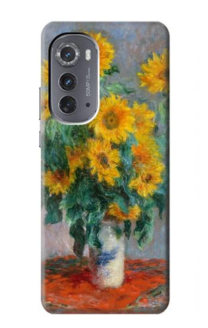 S2937 Claude Monet Bouquet of Sunflowers Case For Motorola Edge (2022)